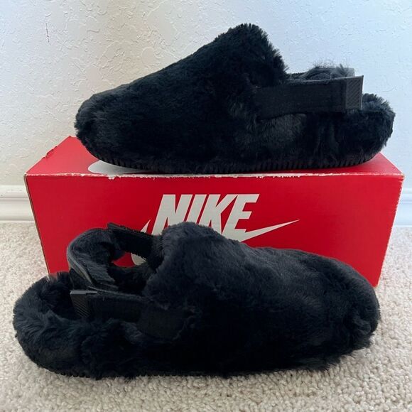 Nike Calm Mule Slide Black Athletic Slides Slippers - Picture 2 of 9
